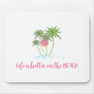 Beach Tropical Style Summer Graphic Mouse Pad