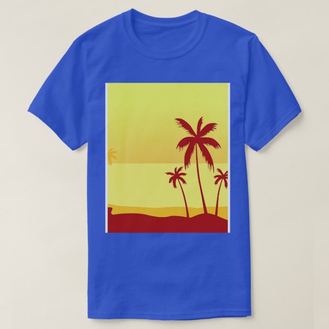 Beach tropical TShirt 1 (Design Front)