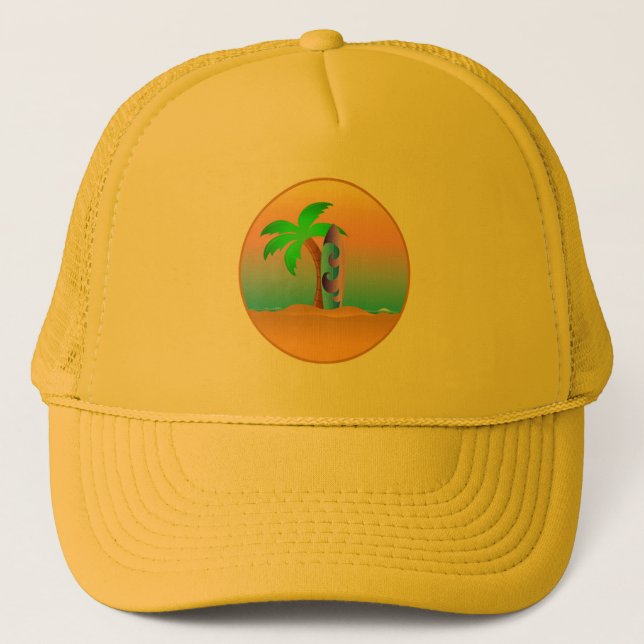 Beach Trucker Hat (Front)