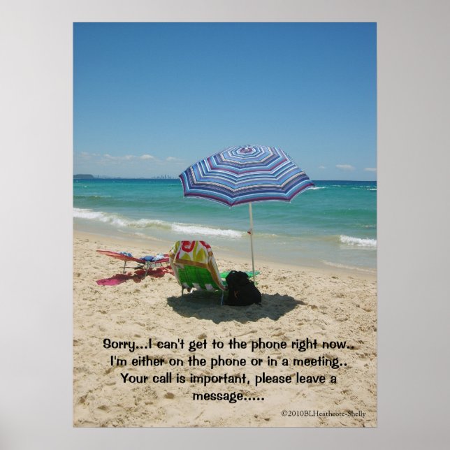 Beach Umberella poster (Front)