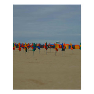 Beach Umbrellas Poster