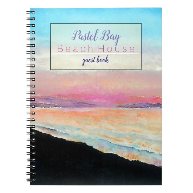 Beach Vacances Location Pastel Sunset Livre d'or (Devant)