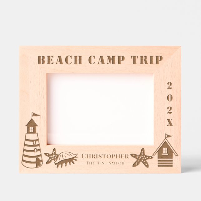 Beach Vacation Etched Frames (Front)