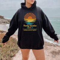 Beach Vacation Family Friends Custom Cool Sunset