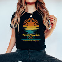 Beach Vacation Family Friends Custom Cool Sunset