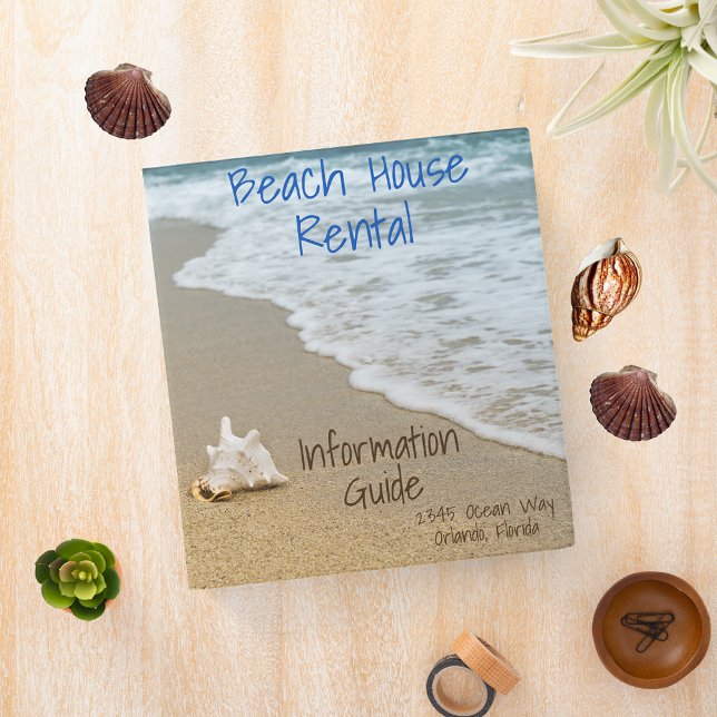 Beach Vacation House Rental Guide Instructions Binder (Creator Uploaded)