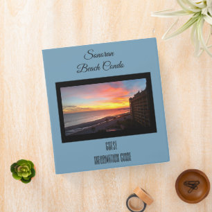 Beach Vacation House Rental Guide Instructions Binder