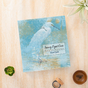 Beach Vacation Rental Home Guest Information Book Binder