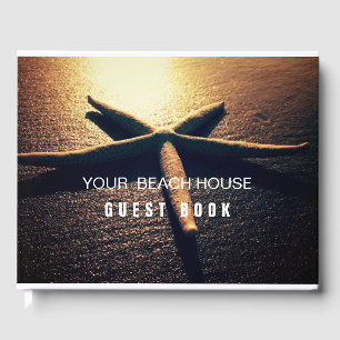 Beach vacation rental property photo guest book