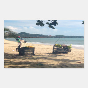 Beach Vendings ... Lamai Beach, Koh Samui Island Sticker