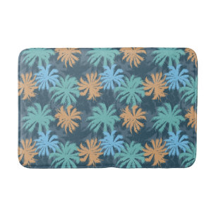 Beach Vibe Palm Tree Bath Mat