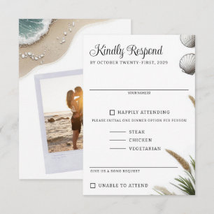 Beach Vibe RSVP Card