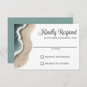 Beach Vibe RSVP Card