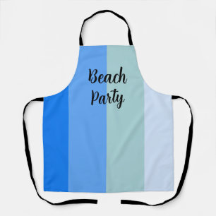Beach Vibes, Blue Stripes Apron
