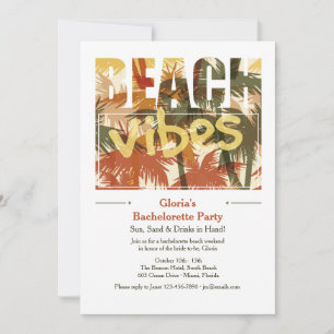 Beach Vibes Invitation