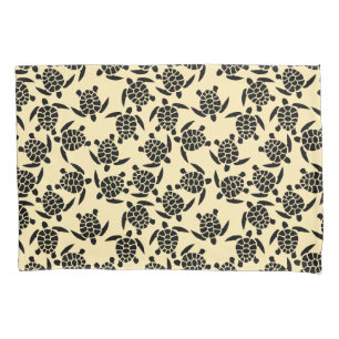 Beach Vibes Motif   Sea Turtle Pattern Pillowcase