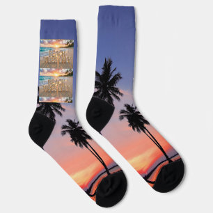 Beach Vibes Only Crew Socks