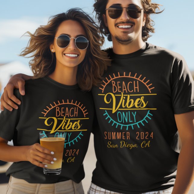 Beach Vibes Only Group Vacation  T-Shirt (Creator Uploaded)