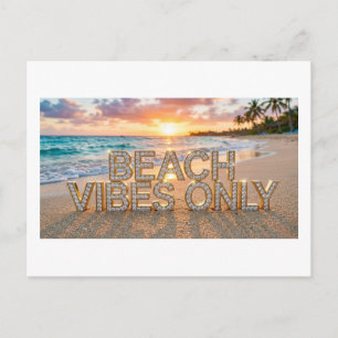 Beach Vibes Only Postcard