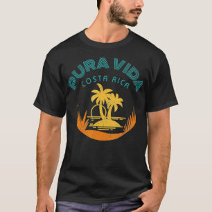 Beach Vibes Pura Vida Costa Rica T-Shirt