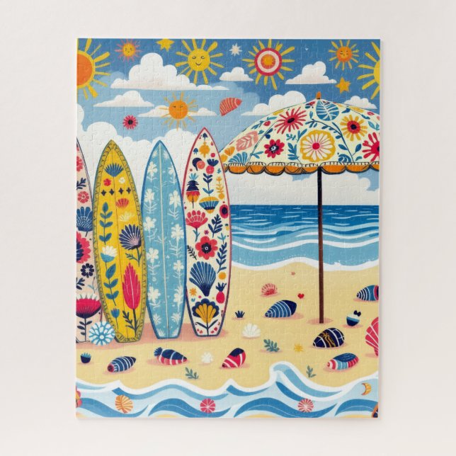 Beach Vibes Puzzle (Vertical)
