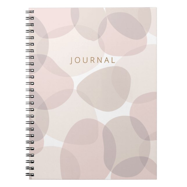 Beach Vibes Sea Glass - Sand Dune Notebook (Front)