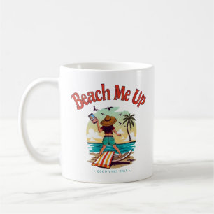 Beach Vibes: Summer Selfie Adventure Coffee Mug