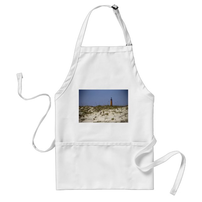 Beach View of Ponce Inlet Lighthouse Florida Standard Apron (Front)