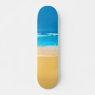 Beach view skateboard