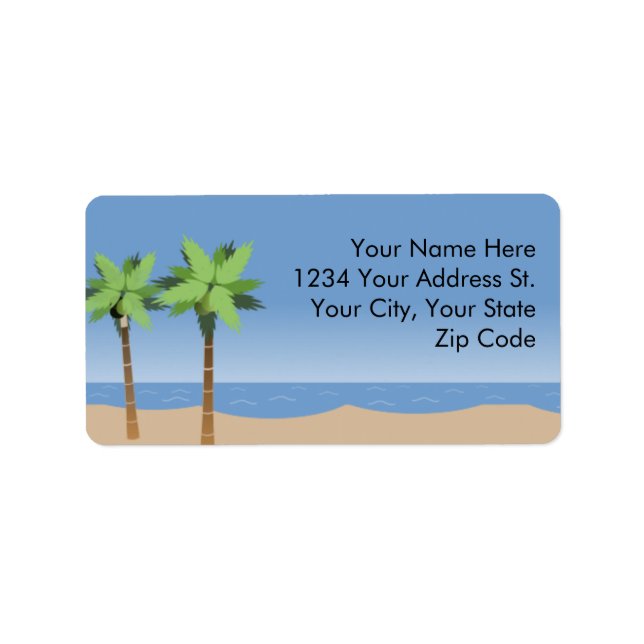 Beach Vista Address Labels (Front)