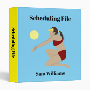 Beach Volleyball Binder