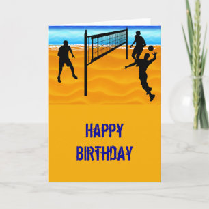 Beach Volleyball Card