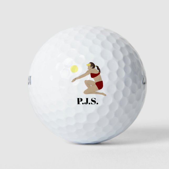 Beach Volleyball Golf Balls (Front)