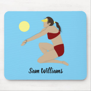 Beach Volleyball Mouse Pad