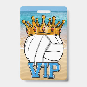 Beach Volleyball MVP Badge