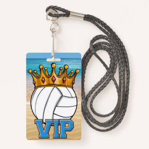 Beach Volleyball MVP Badge