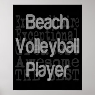 Beach Volleyball Player Extraordinaire Poster