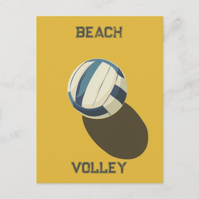 Beach Volleyball Postcard (Front)
