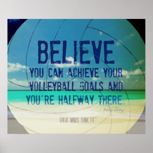 Beach Volleyball Poster 015 for Motivation