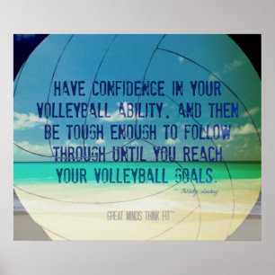 Beach Volleyball Poster 017 for Motivation