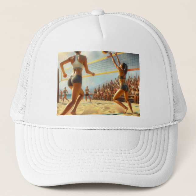 Beach Volleyball,  Trucker Hat (Front)