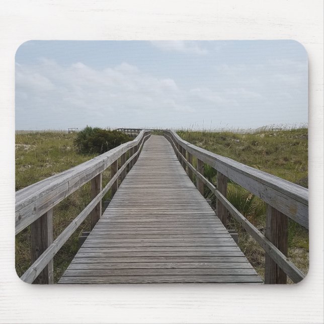 beach walkway mousepad (Front)