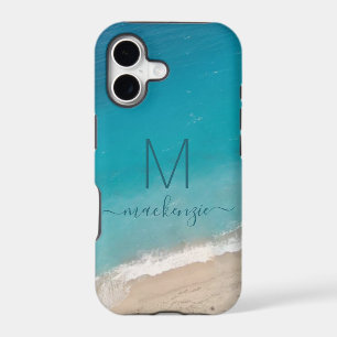 Beach Water and Sand with Teal Blue Personalized