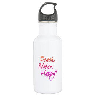 Beach Water Happy 532 Ml Water Bottle