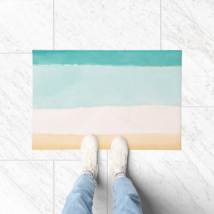 Beach Watercolor Doormat