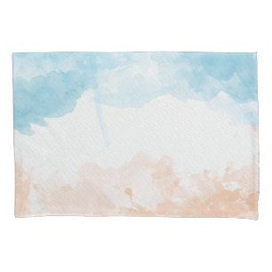 Beach Watercolor Pillowcase