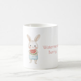 Beach Watermelon Bunny Coffee Mug