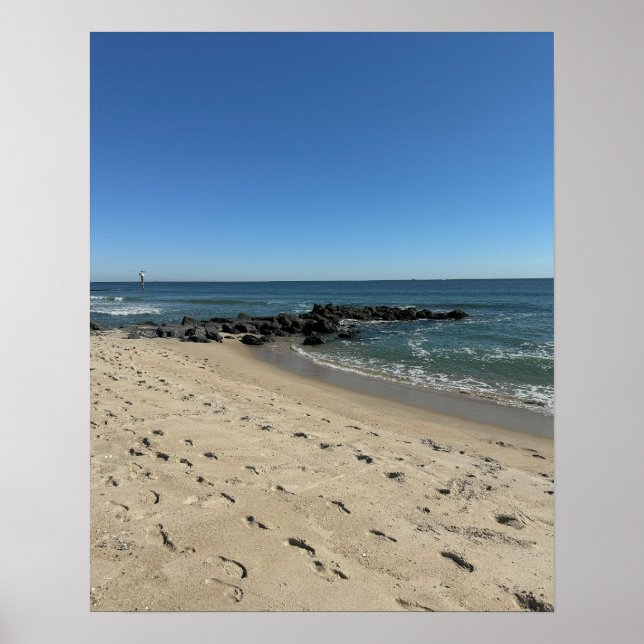 Beach Waterscape Poster (Front)