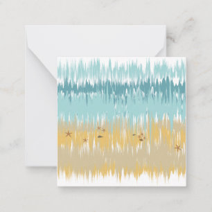 Beach wave card
