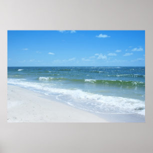 Beach Waves III Poster
